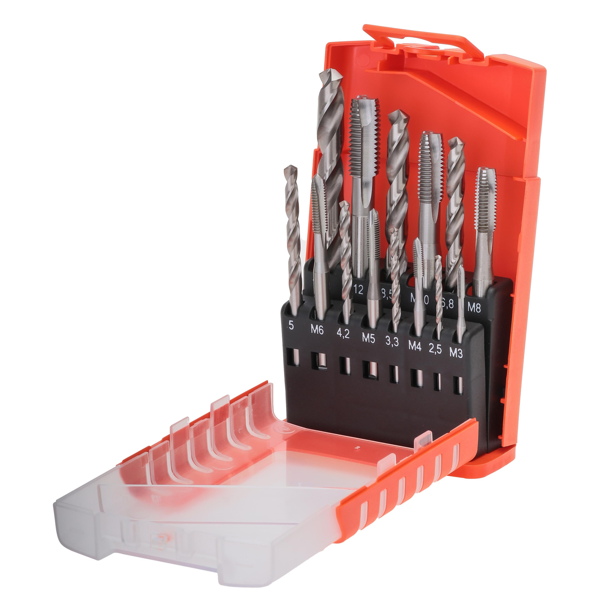 Набор машинных метчиков Bucovice Tools M3-M12 HSSE DIN371/376 14пр 104003