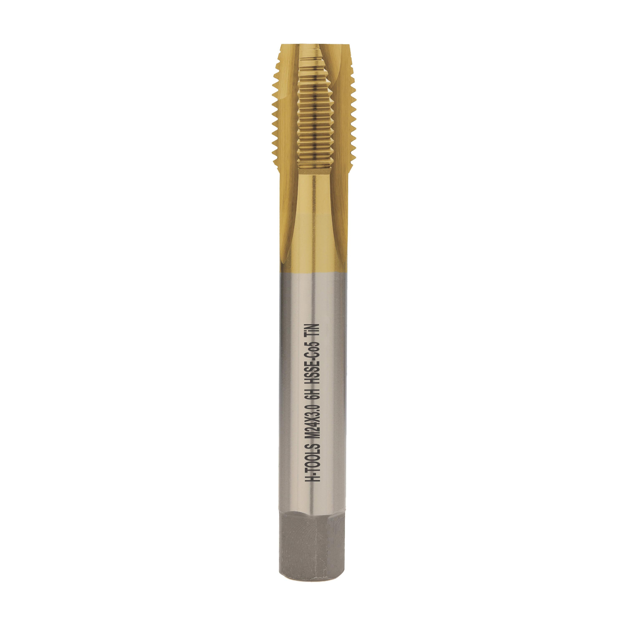 Метчик машинный H-Tools М24х3,0 DIN376 HSSE-TiN 6h B/4-5P 113X01-D2-0240