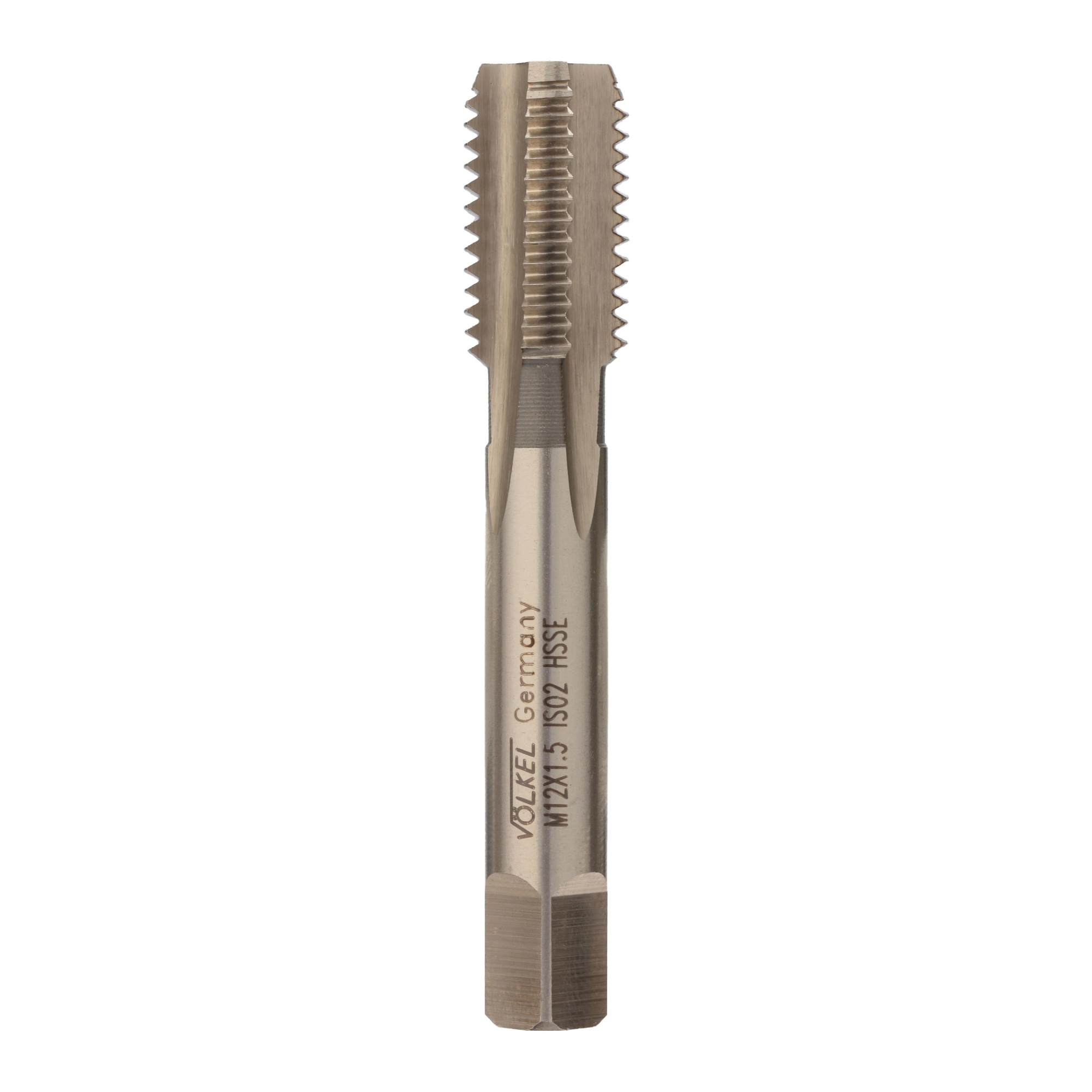 Метчик Volkel HSSE DIN2181 6h метрическая резьба М12х1,5 №3 56348-2