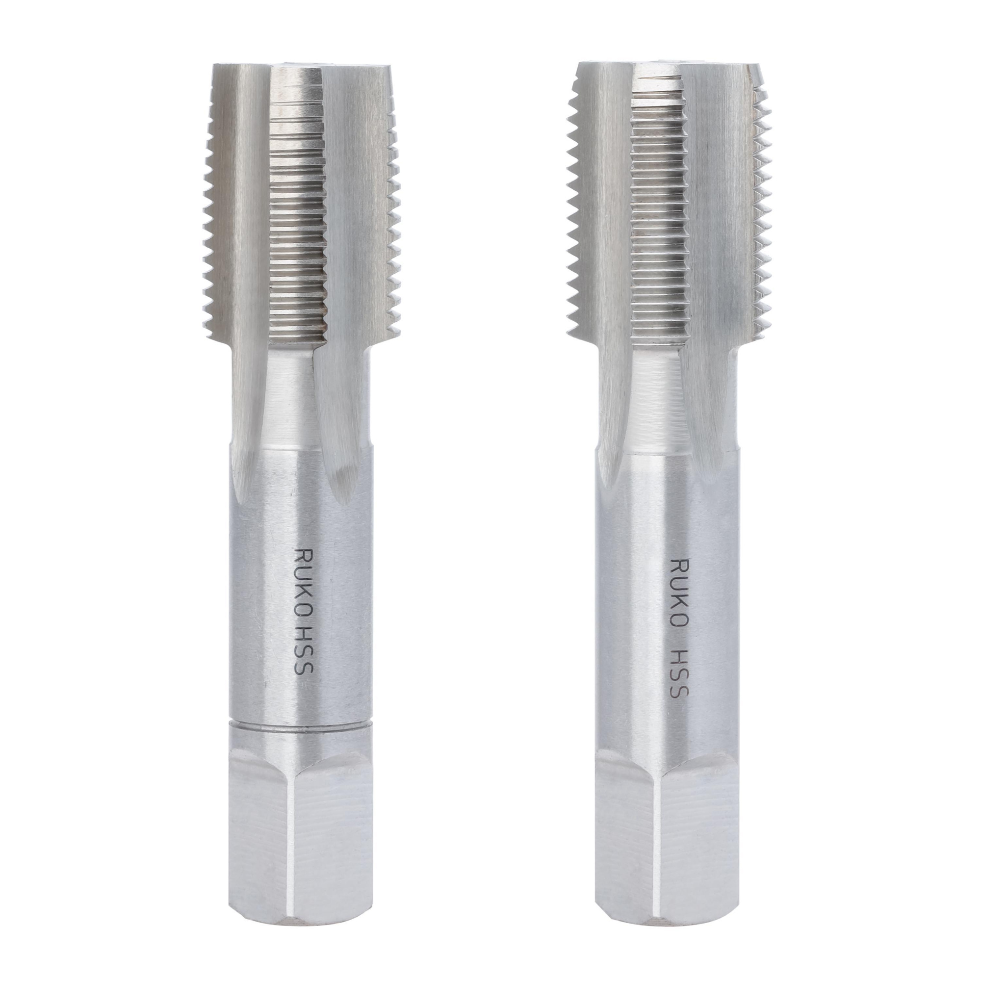 Набор метчиков 2шт Ruko HSS-G DIN5157 трубная резьба G 1,3/8"-11 236138