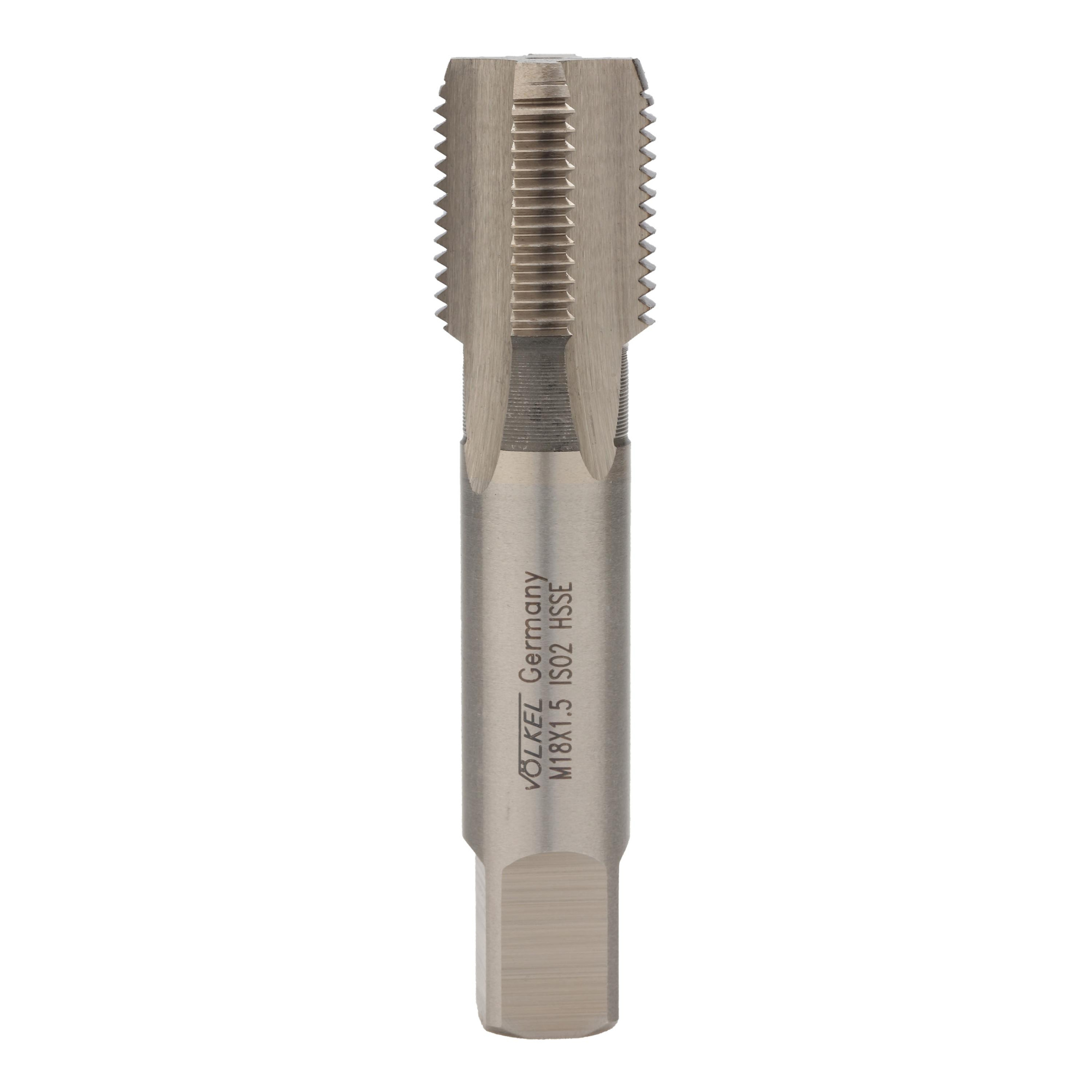 Метчик Volkel HSSE DIN2181 6h метрическая резьба М18х1,5 №3 56372-2
