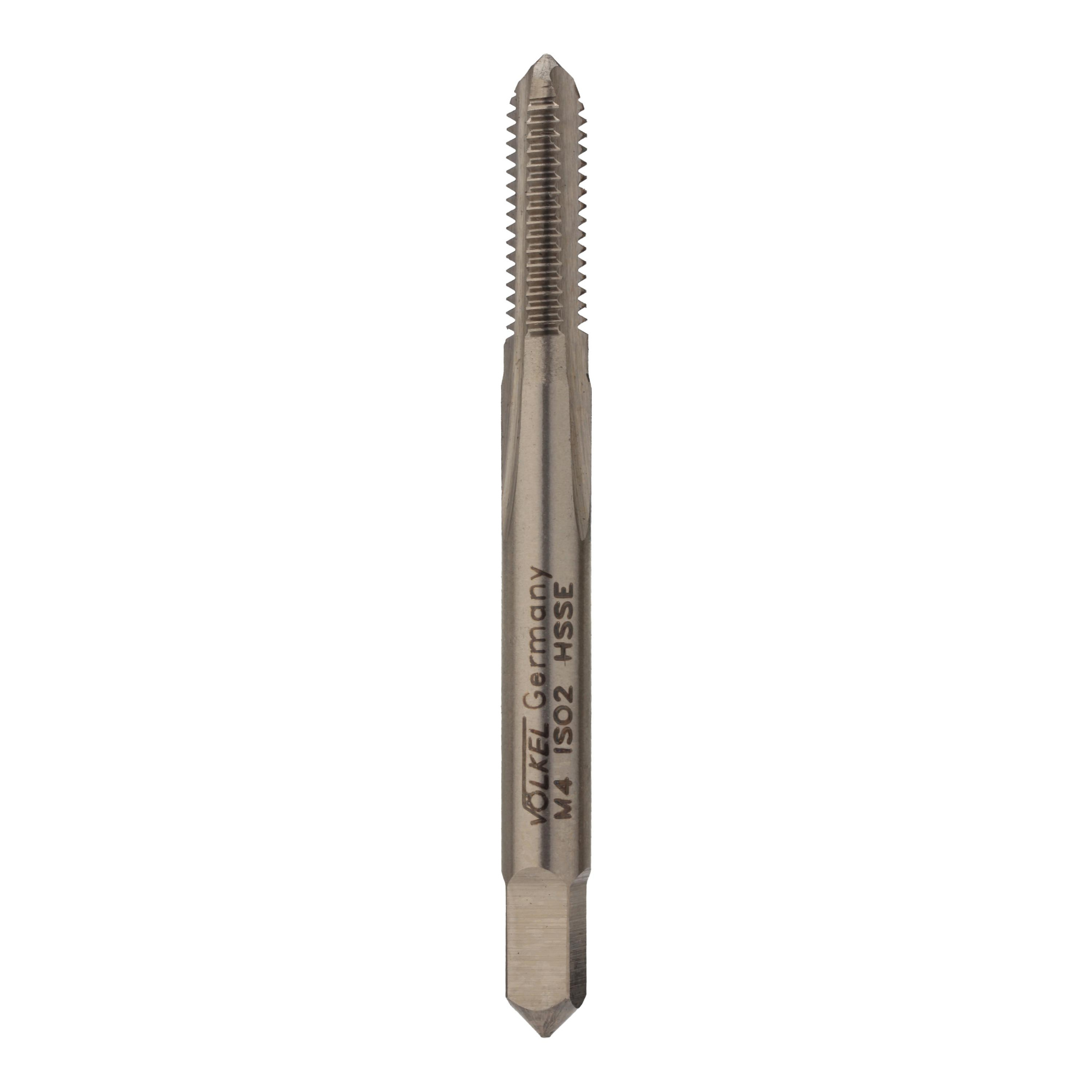 Метчик Volkel HSSE DIN352 6h метрическая резьба М4х0,7 №3 57330-3